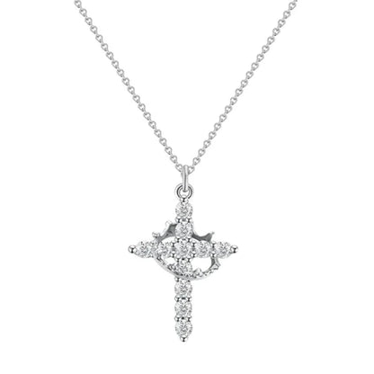 Crown in Cross Faith Necklace