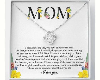 To My Necklace, Sentimental Mom Gift From Daughter, Mom Necklace, Mom Birthday Gift From Daughter, Mother's Day Gift, Christ